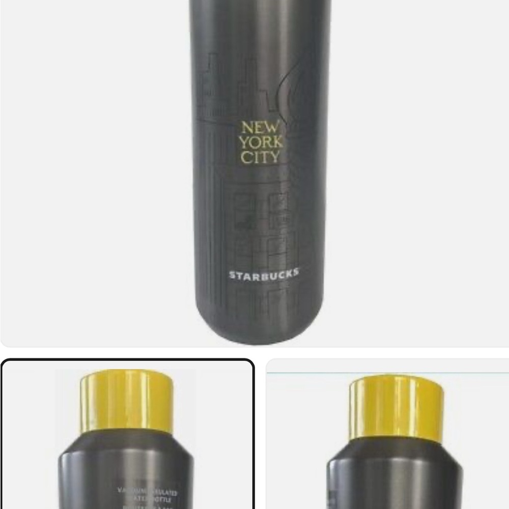 Starbucks Bottle New York City Coffee Tea Water Vacuum Insulated Stainless Steel